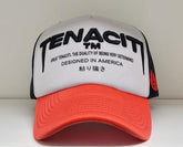 SOMBRERO TENACITI REDZ 1 NARANJA/BLANCO/NEGRO
